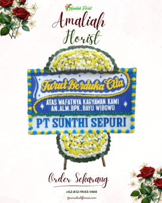 Papan Bunga Duka di Bina